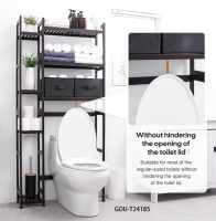 Multi Purpose Toilet Shelf Rack