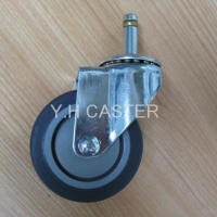 TPR casters w/11mm shaft 