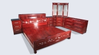 mahogany bed set