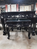 Ebony Inlaid shell Altar (W 5