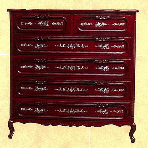 6-Drawer Mahogany Chest