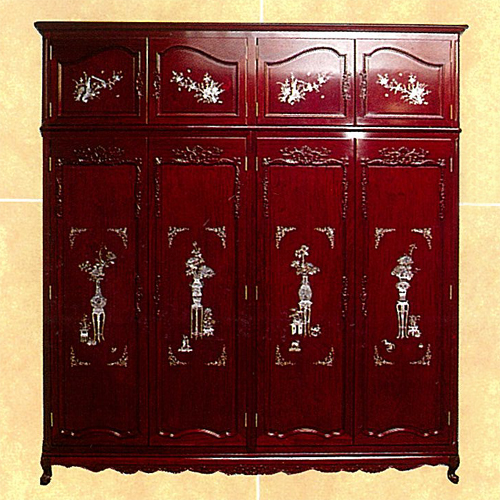 Mahogany Wardrobe(W 8')