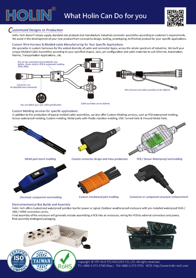 Custom Wire Harness & Molded-cable Manufacturing