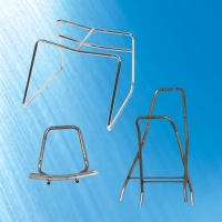 Metallic tubular chair-back & seat frames 