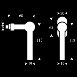 Architectural Lever Door Handle