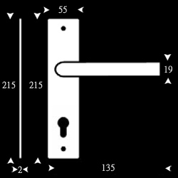 Architectural Lever Door Handle