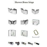 Frameless Shower Hardware