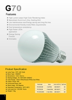 G70 high power led application