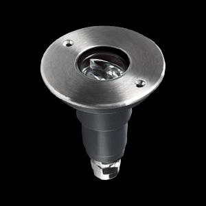 Asymmetrical high power LED inground light