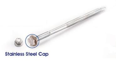 stainless steel cap