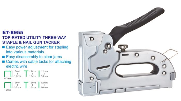 Top-Rated Utility Three-Way Staple & Nail Gun Tacker
