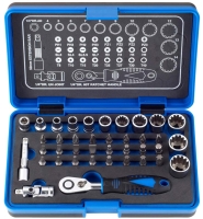 套筒起子组 39pcs 1/4’Dr. 60T Spline Socket Wrench And Bit Set