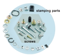 Screws and stamping parts