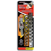 8pc Grip Socket Set