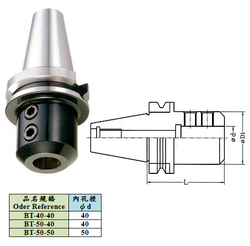 Side Lock BT Arbors for Boring Bars