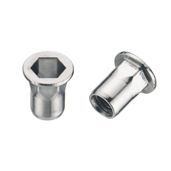 Semi-Hex Rivet Nuts