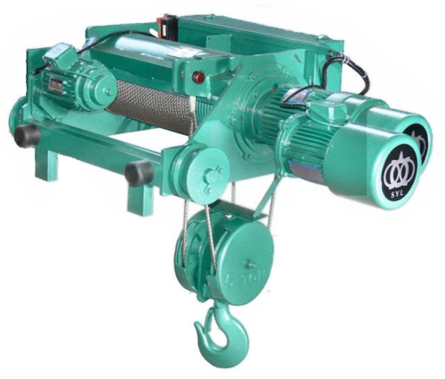 Double Rail Wire Rope Hoist ( Two Speed )