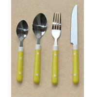 24-pc ABS Handle Flatware Set