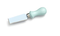 Flat Cheese Knife w/ teflon coating