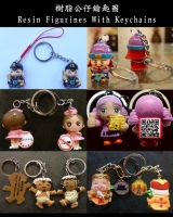 Resin Figurines With Keychains