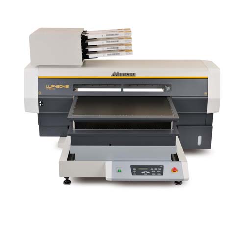 LED UV-curing flatbed inkjet printer