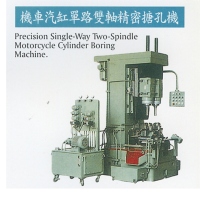 机车汽缸单路双轴精密搪孔机