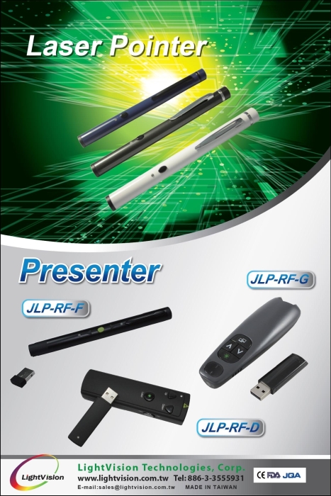 presenters and new different lens laser pointers