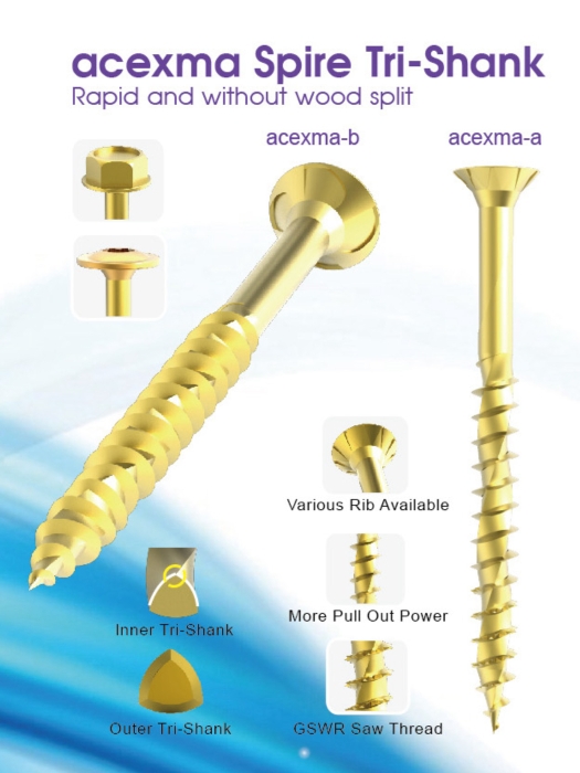 acexma Spire Tri-Shank