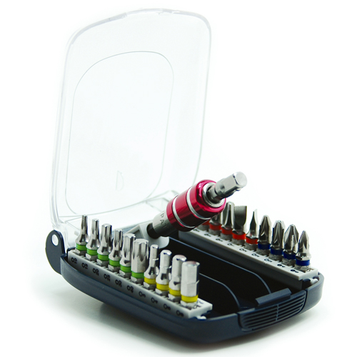 22pc Quick Release Bit Set W/Belt Clip