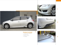 Nissan Tiida add on body kit