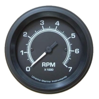 Utrema Black Marine Tachometer