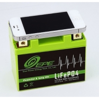 12V Motorcycle Used Nano Lithium Iron Phosphate Battery