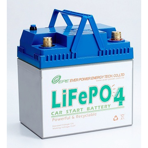 12V Automotive Used Nano Lithium Iron Phosphate Battery