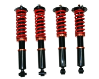 Vertical-strut shock absorber