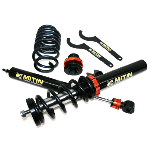 Inverted-strut shock absorber