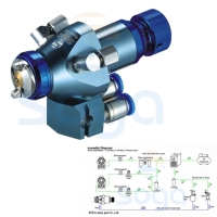 Automatic spray gun /Auto spray gun of high effciency for robot