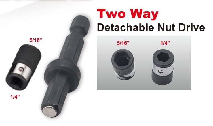 Two way Detachable Nut Drive
