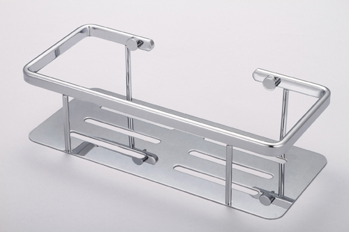 Stainless steel shower shelf