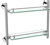 30434 Double glass shelf