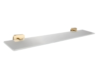 Glass Shelf Brushed Brass