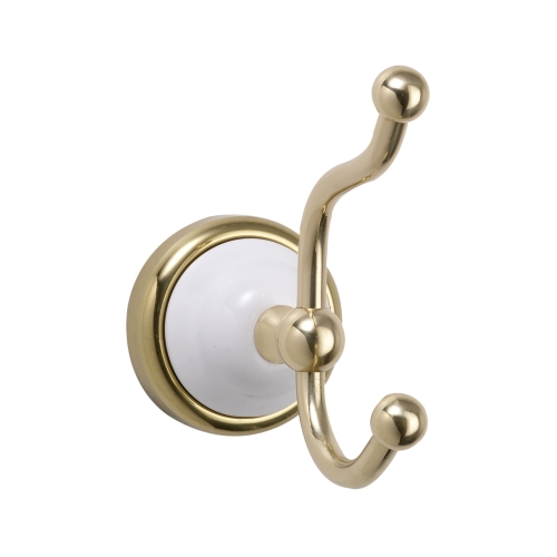 1817PB Double robe hook