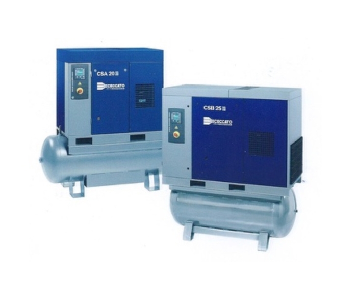 Ceccato Rotary Screw Compressors with Tank+ Dryer