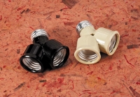 LAMPHOLDER ADAPTOR E26 TO DUAL E26