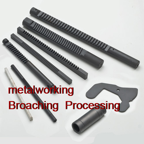 Rack gears broaching