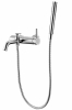 Stainless steel BATH MIXER WITH HANDLE SHOWER