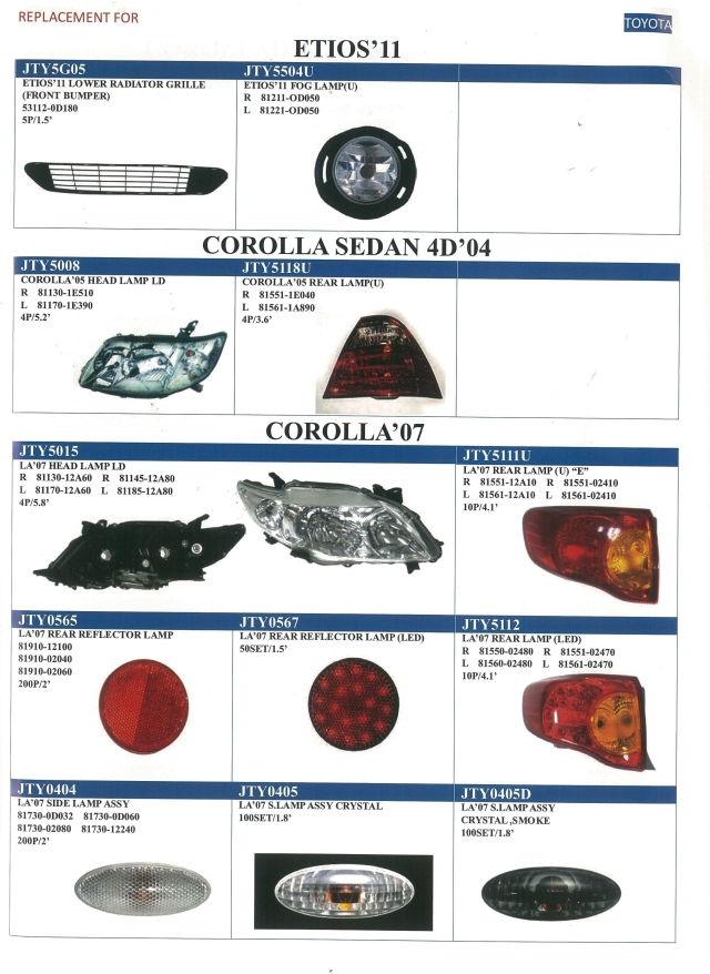 Auto Lamp(Toyota)