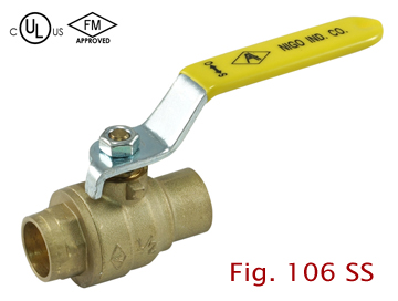 2-PC Brass Ball Valve