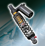 Rebound and compression adjust rear shock