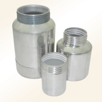 Aluminum spray gun cups