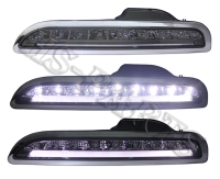 05-08 PORSCHE 987 / BOXTER LED DRL Bumper Driving Lights Lamps (Smoke)